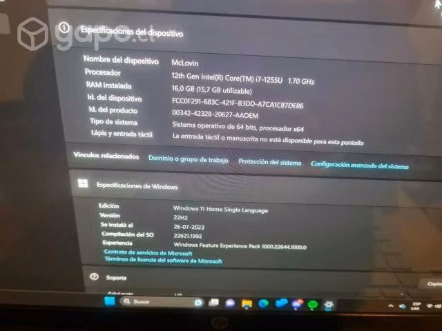 Notebook Hp Pavilion Plus Intel I7 16 Gb Ram 512ss - Imagen 4
