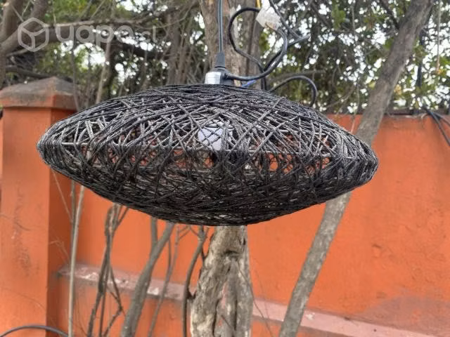 Lamparas tejidas