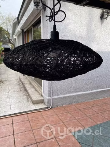 Lamparas tejidas