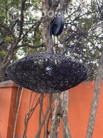 Lamparas tejidas