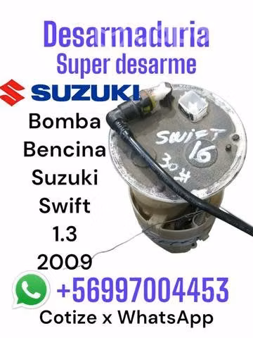 Bomba bencina Suzuki Swift 1.3 año 2009