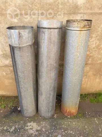 Tres Cañones de 8" excelente estado. Aprox 3 mts - Imagen 4