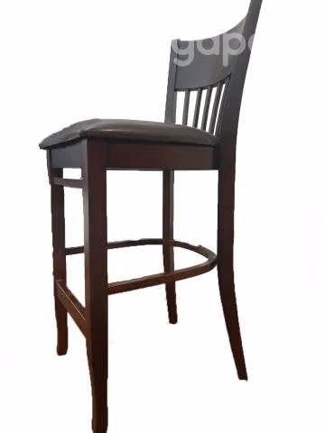 2 sillas altas para bar de madera