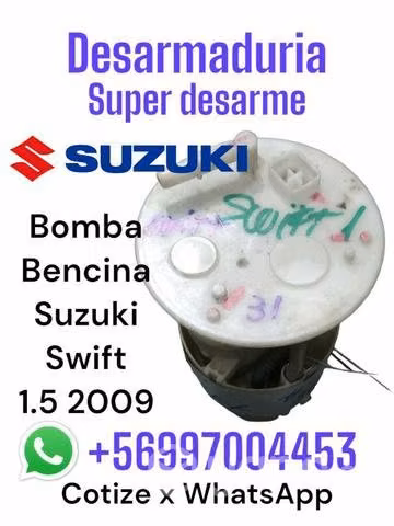 Bomba bencina Suzuki Swift 1.5 año 2009