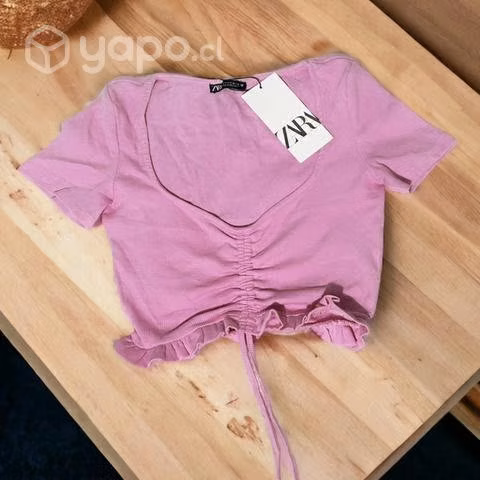 Polera Zara, un uso y guardé la etiqueta. Talla s