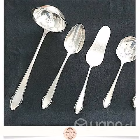 *Antiguo Set Cuchilleria WMF * Bañado en Plata