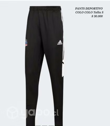 Pantalon deportivo colo colo