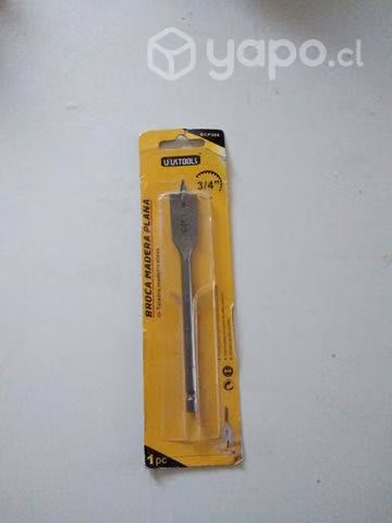 Broca nueva con punta para taladros sellada.