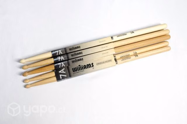 Pack 4 baquetas 7a standart williams // lucy rock