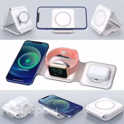 Cargadior inalambrico 3 en 1 magsafe