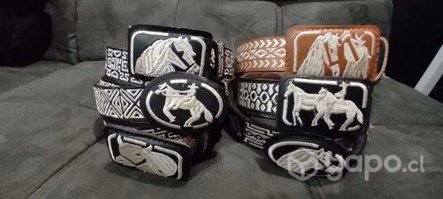 Cinturones bordados