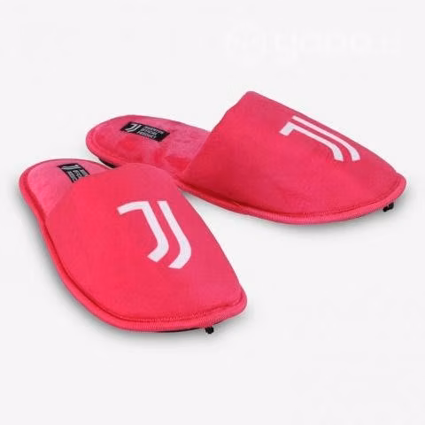 Juventus Pantuflas Rosadas Mujer C/ Logo