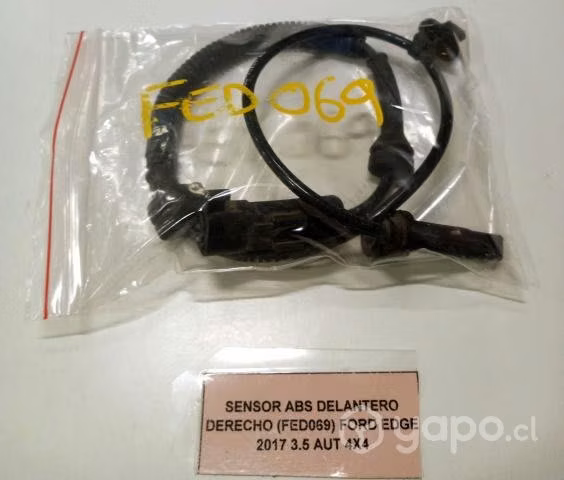 Sensor ABS Delantero Derecho (FED069) Ford Edge
