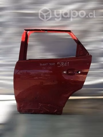 Puerta trasera lh peugeot 3008 2020-2022