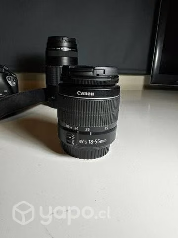 Camara canon eos rebel t100 + lente extra