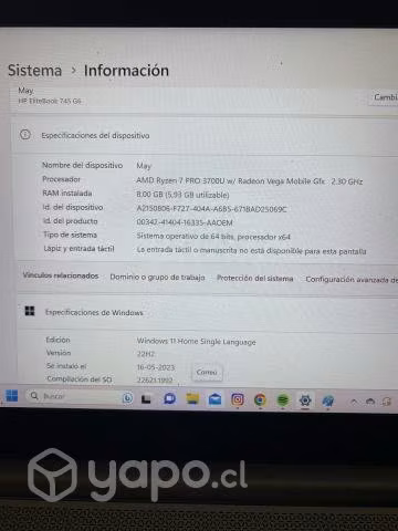 Hp elitebook 745 g6 - Imagen 2