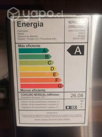 Refrigerador DAEWOO - Imagen 3