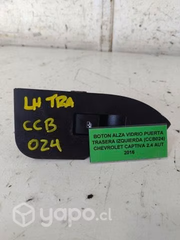 Boton Alza Vidrio tras izq Chevrolet Captiva 2016
