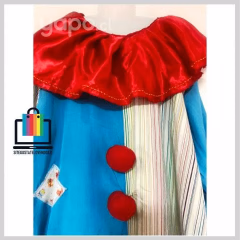 Disfraz de Payaso Rayado