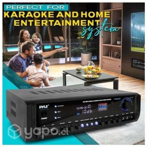 Amplificador Receiver Pyle Con Bluetooth 300 Watts - Imagen 4