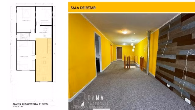 Amplia vivienda en 2 niveles