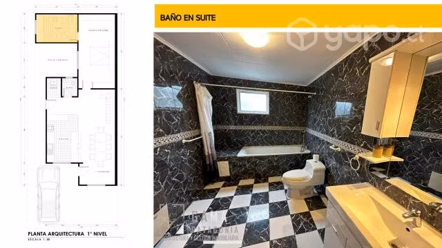 Amplia vivienda en 2 niveles