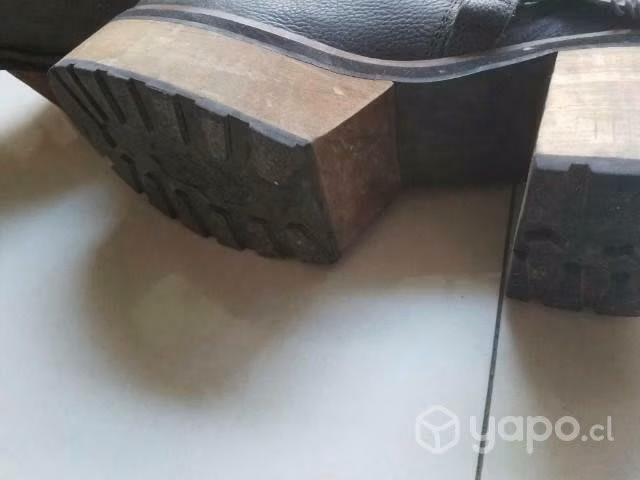 Zapatos 100% cuero gris Marca - Imagen 4