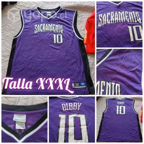 Camiseta Reebok Nba Sacramento Kings Xxxl