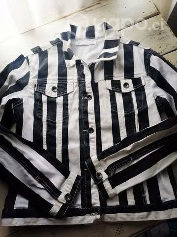 Chaqueta mesclilla elásticada, m