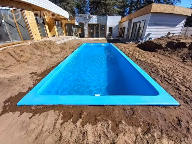 Piscina de fibra de vidrio