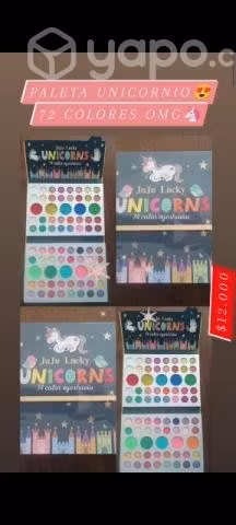 Paleta de sombras unicornio