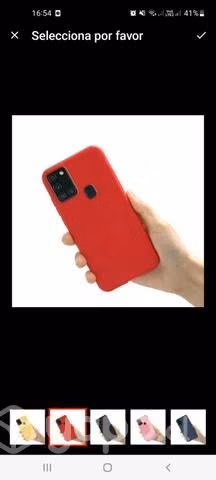 A21s carcasa roja