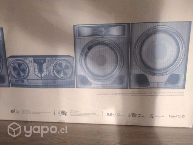 NUEVO de paquete LG XBOOM Maximum (solo x WhatsApp