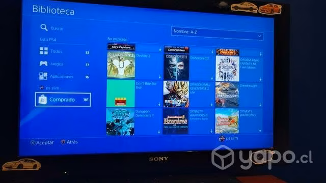 Ps4 Slim con más de 160 juegos
