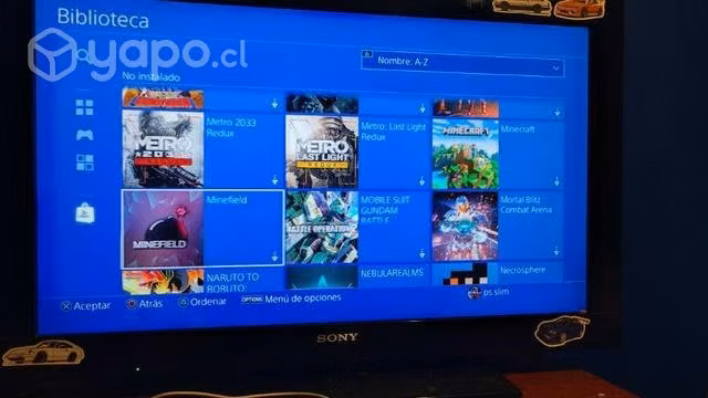 Ps4 Slim con más de 160 juegos