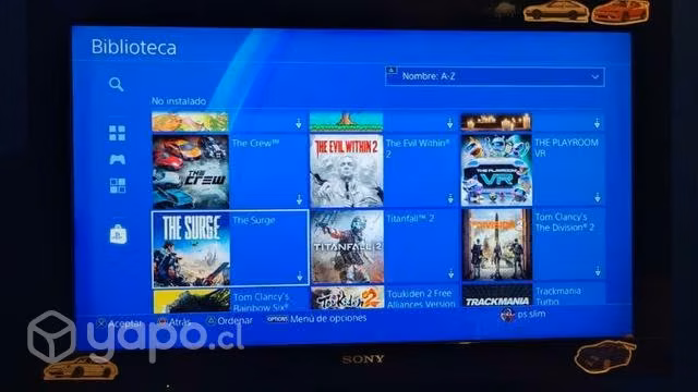 Ps4 Slim con más de 160 juegos