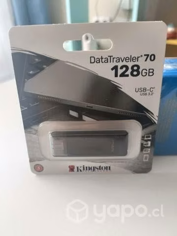 Pendrive 128 GB Tipo-C USB 3.2 Kingston Sellado
