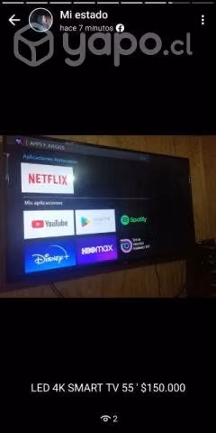 Led 4k SMART TV BGH 55'