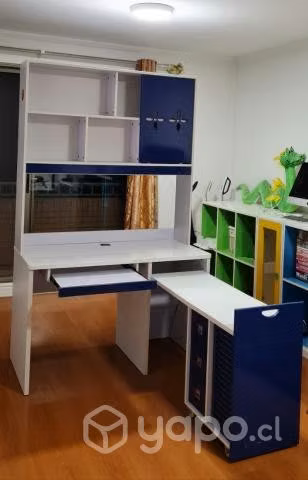 Escritorio expandible con librero - Imagen 2