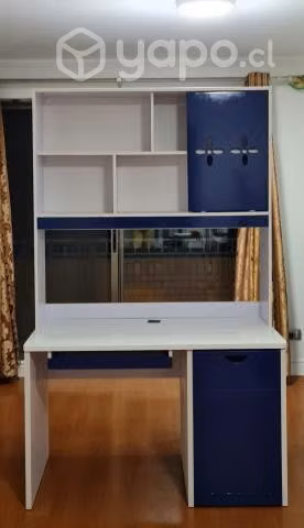 Escritorio expandible con librero