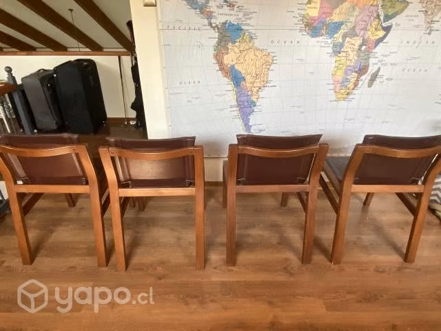 4 sillas tienda