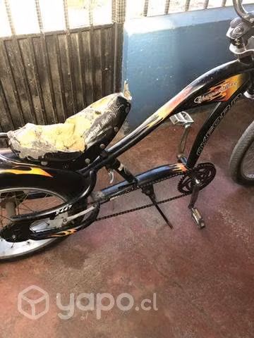 Bicicleta Chopper (detalle sillín )