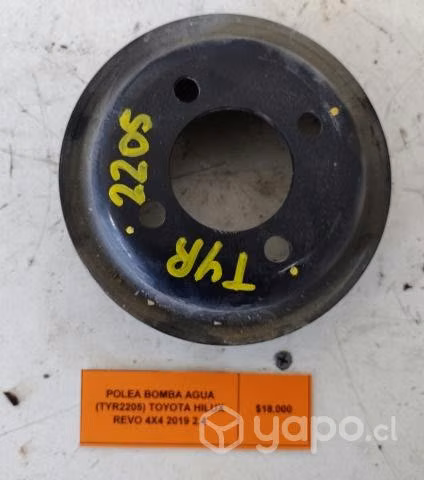 Polea Bomba Agua (TYR2205) Toyota Hilux Revo 2019