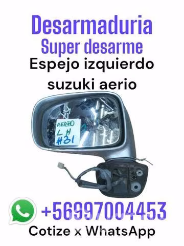 Espejo izquierdo Suzuki aéreo