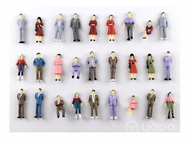 Figuras Pintadas (20), 1/50, Diorama O Maqueta De