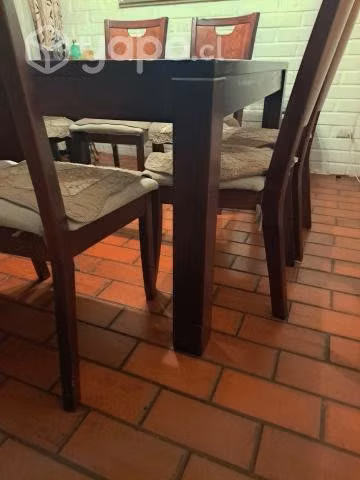 Comedor 8 personas mesa cuadrada