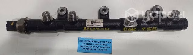 Riel Inyección con Válvula Presión Combustible (RA