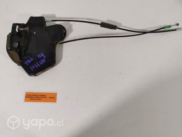 Chapa Puerta Tras Izq (TH062) Toyota Hilux 2012