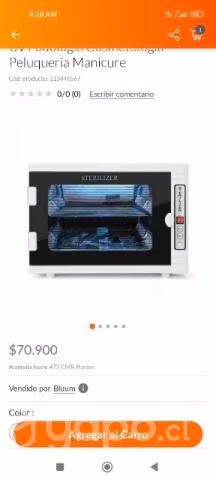 Esterilizador uv