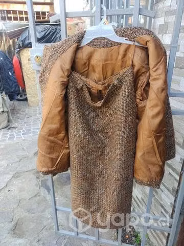 Traje de 2 pieza de lanilla usado - Imagen 2